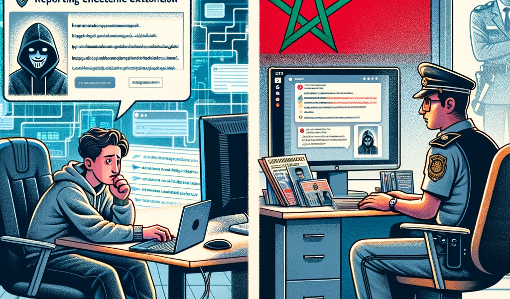 الابتزاز الإلكتروني في المغرب